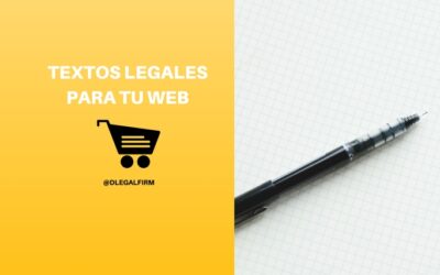 Textos legales que toda web debe tener